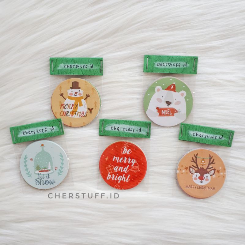 

[9 PCS] christmas sticker for gift | CHERSTUFF.ID