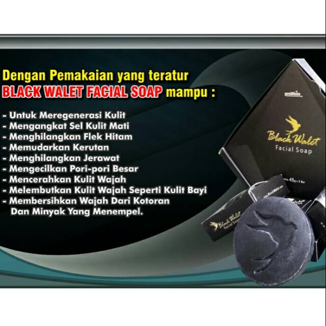 

Soap black walet