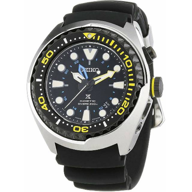 SEIKO Prospex SUN021 Kinetik GMT Divers 200M Watch Original SUN021P1 Jam Tangan Pria