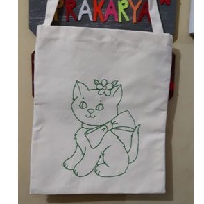 Tas Kanvas lukis paket mewarnai