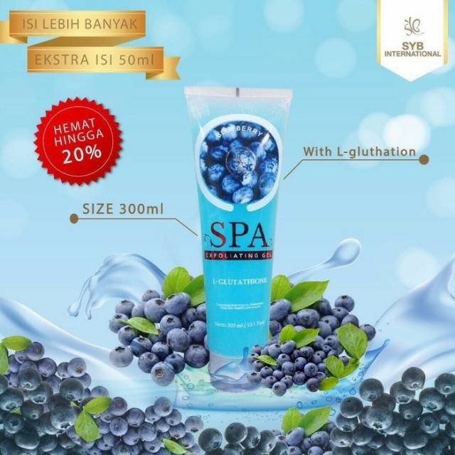 [BLUEBERRY] SYB BODY SHOP PEELING GEL / BODY SPA BPOM