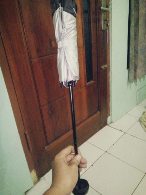 Payung Lipat Botol Polos Anti Uva Anti Hujan - Payung Promosi F154