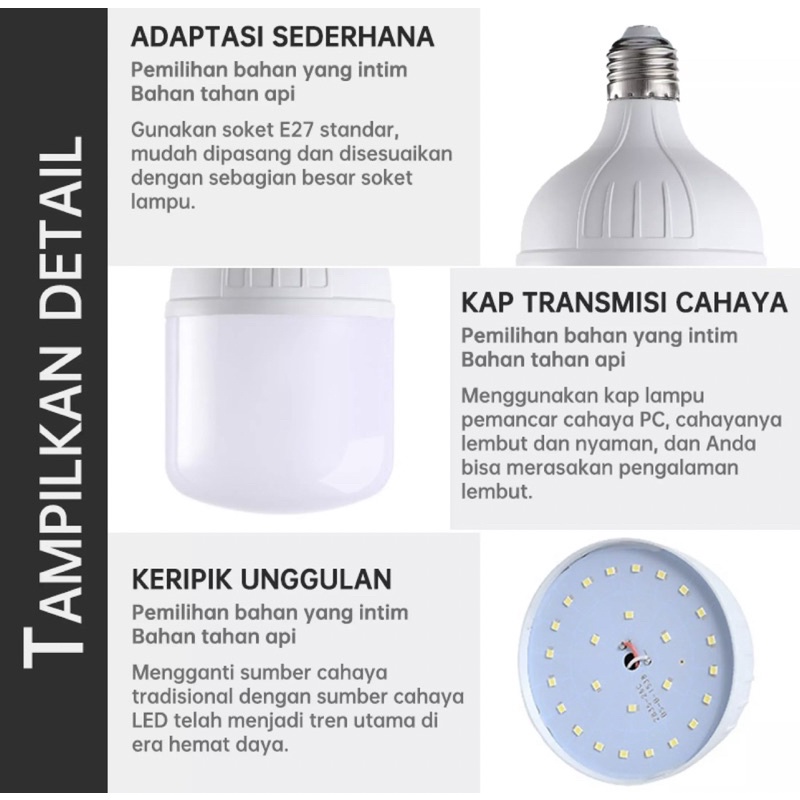 MYLED lampu led tabung/kapsul platinum myled lampu hemat energy sni