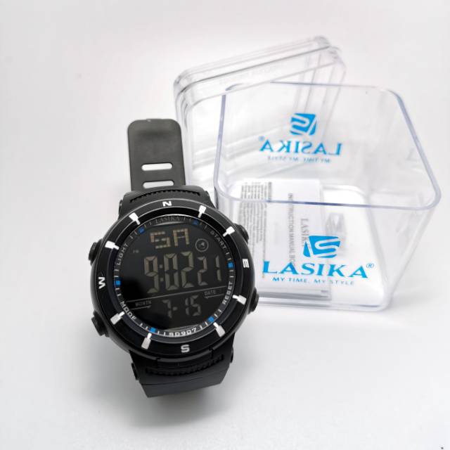 Jam tangan digital Sporty water Resist Lasika 907