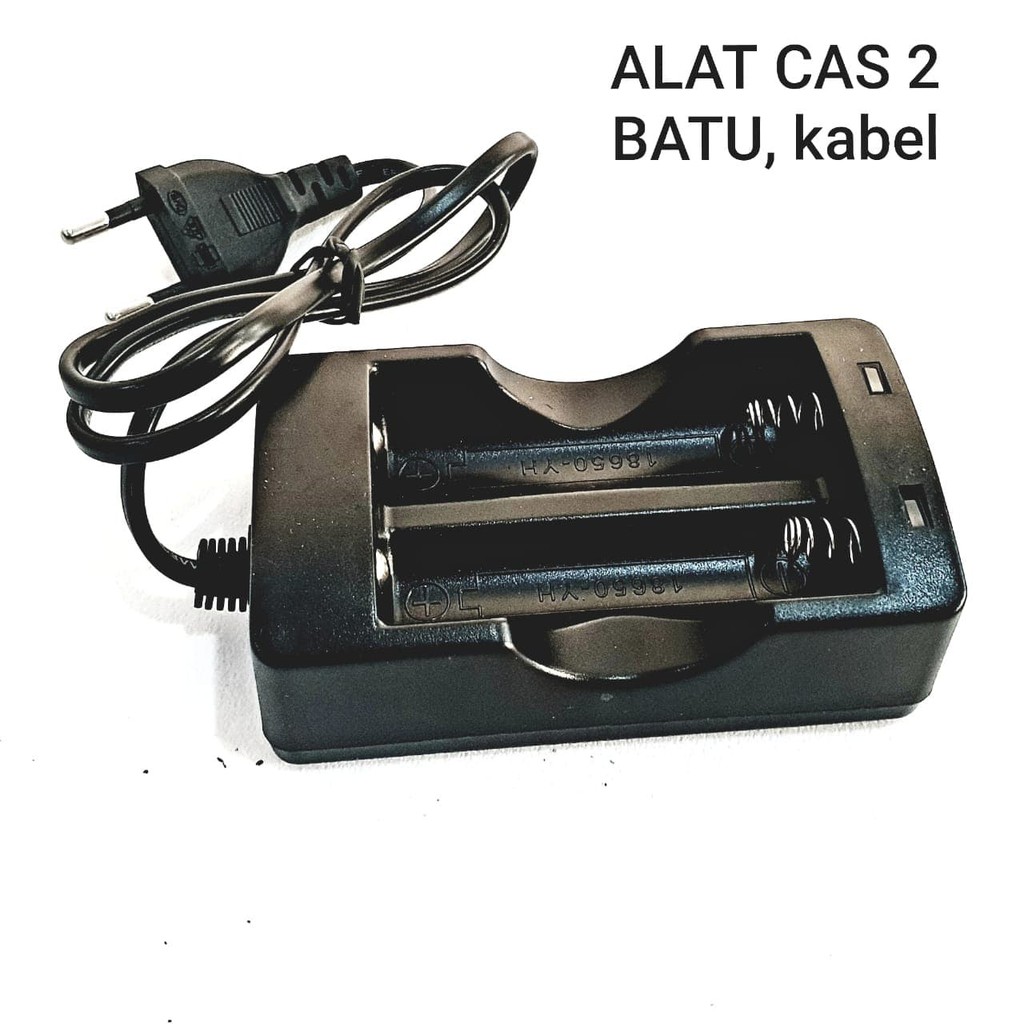 Promo! ALAT CAS CHARGER BATERAI 18650 DOUBLE CAS BATRE BATREI Murah!