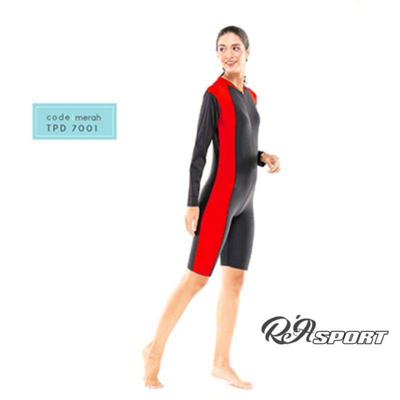 BAJU DIVING WANITA PENDEK/ BAJU RENANG/ BAJU DIVING BAGUS