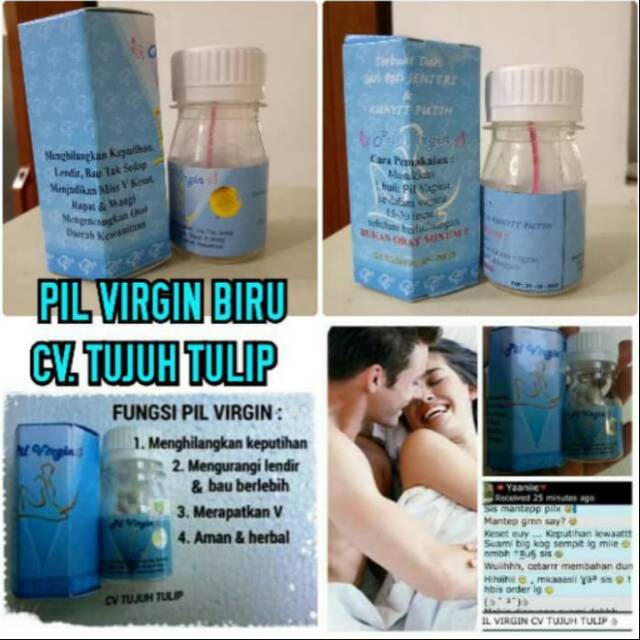 Obat Perapat Miss V/ Pil Virgin Biru/ Original 100% Garansi Uang kembali