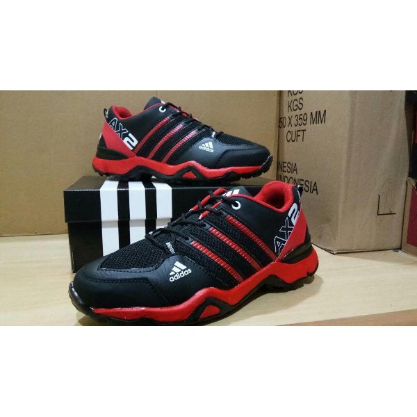 Sale Sepatu Casual Sport Adidas AX 2 Terrex Man Untuk Pria Cowo Hitam Putih Merah Abu Grade Ori