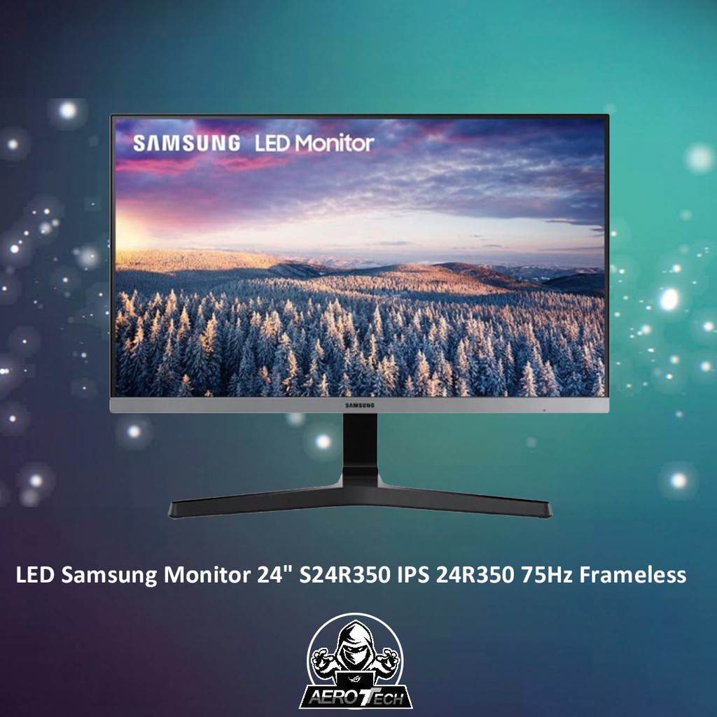 LED Samsung Monitor 24&quot; S24R350 IPS 24R350 75Hz Frameless