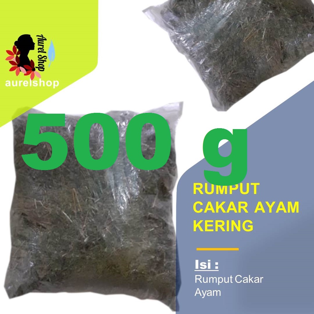 

500 gram Rumput Cakar Ayam Kering