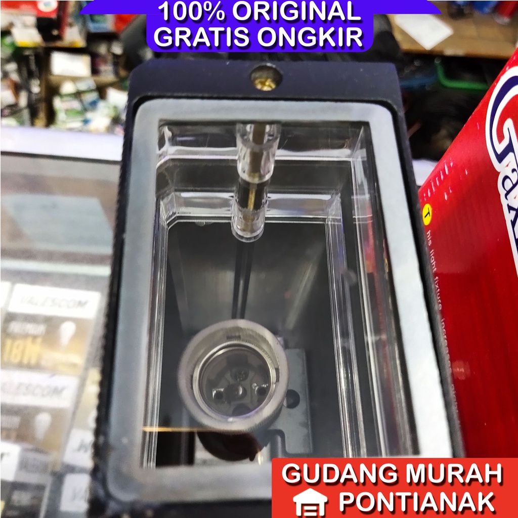 Lampu Dinding Ornamen Hiasan Tiang 2 Mata Lampu