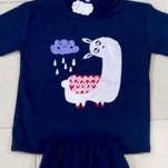 setelan anak import CPR 1-10 tahun motif alpaca / setelan piyama anak import / setelan CPR hokah kids