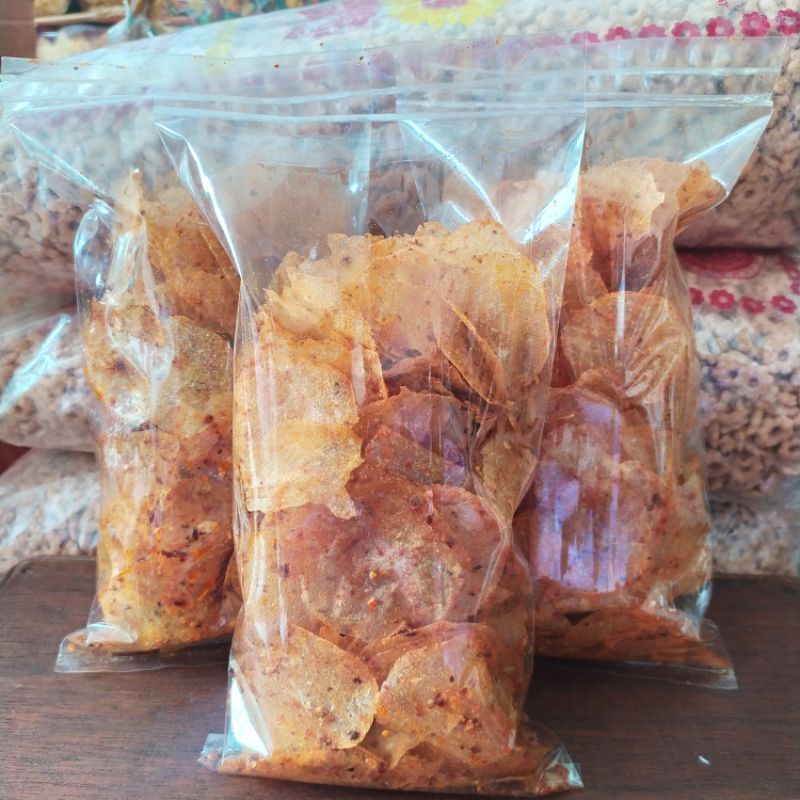 

kripik kaca, kripca, keripik kaca, kripik kaca pedas 150g