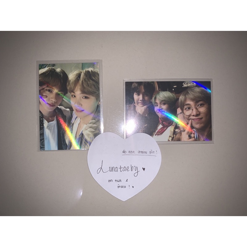 [BOOKED] Photocard Tihol (Ticket Holder) BTS Yoonjin & Namvhope