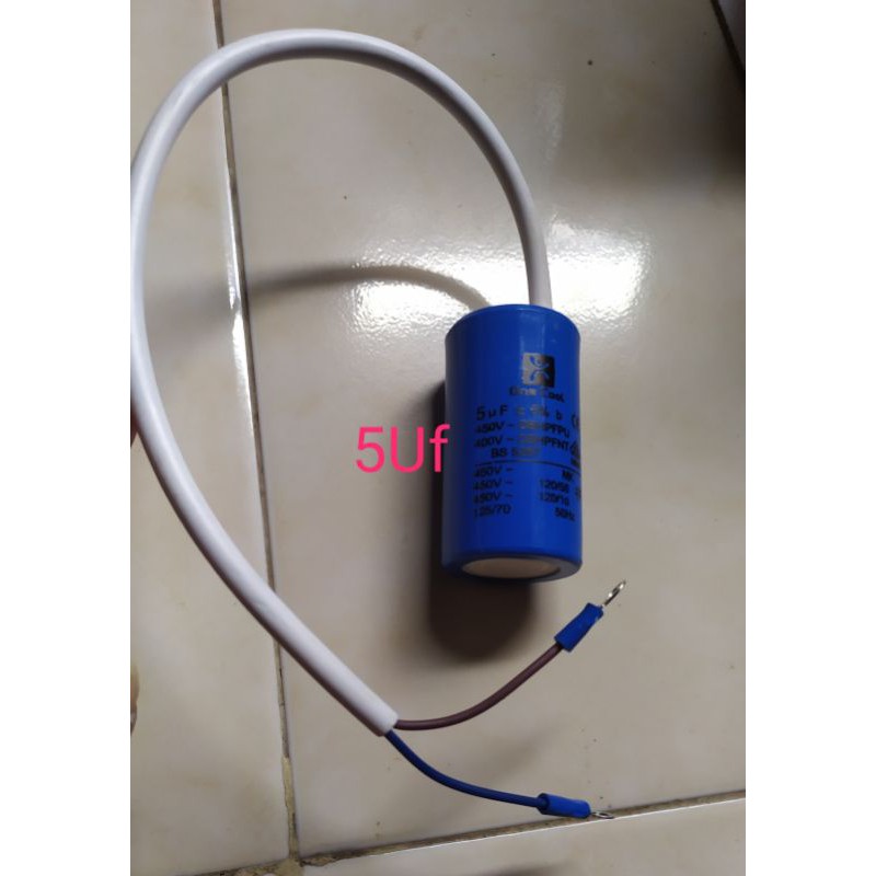 Capasitor 5uf 2kabel
