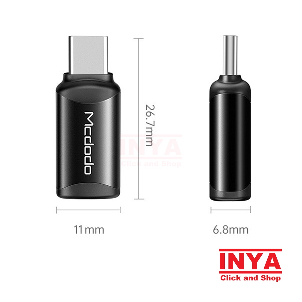 MCDODO OT-7700 OTG ADAPTER LIGHTNING TO TYPE C Connector - Konverter