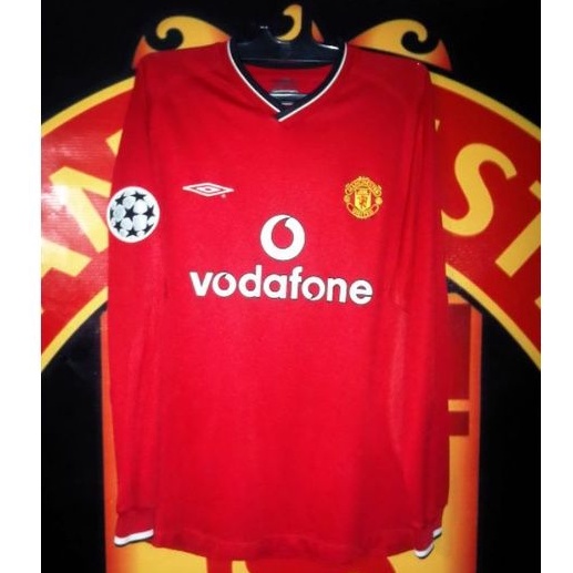 Jersey Manchester United Original Home 2000-2002 Champions League