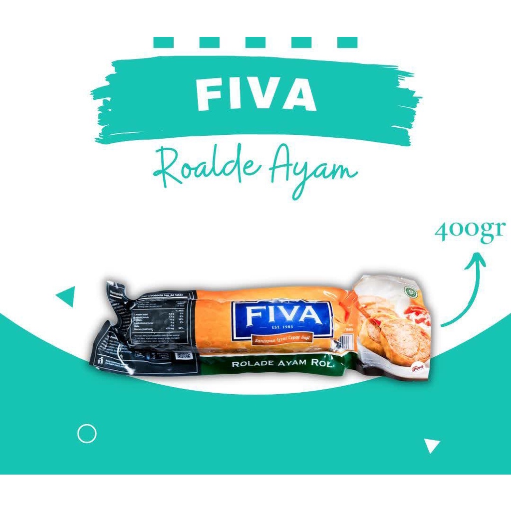 

ADDRIELLA Fiva Rolade Ayam 400gr | Fiva/Frozenfood/Frozenfood Murah