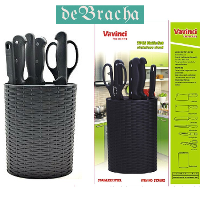 PISAU SET VAVINCI Stainless Steel Pisau Vavinci Pisau Dapur Branded