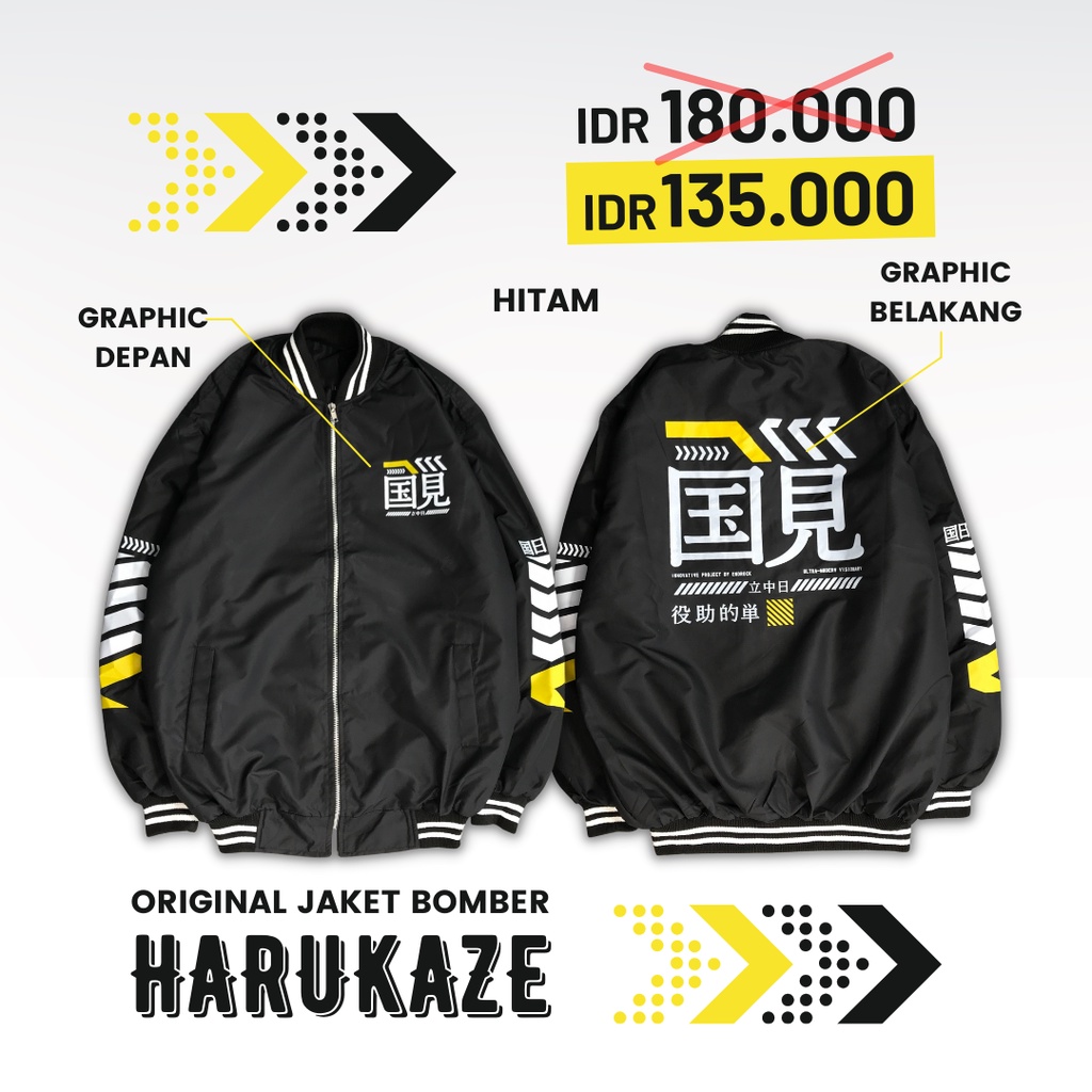 Jaket bomber japanese harukaze