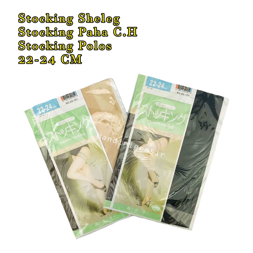 Stocking Sheleg* Stocking Paha C.H * Stocking Polos * 22-24 CM