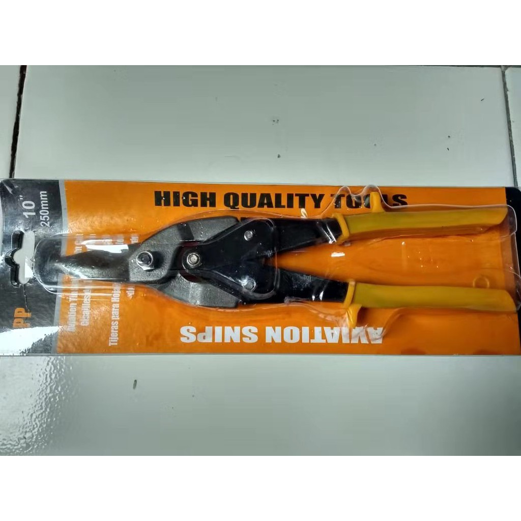 Gunting Baja Ringan Galvalum Seng Hollow Holo Lurus 10 inch 250mm