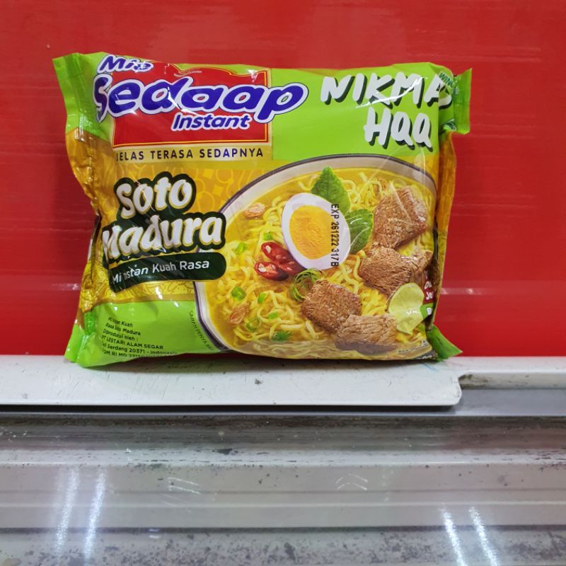 

Mie Sedaap Instan Rasa Soto Madura 82gr