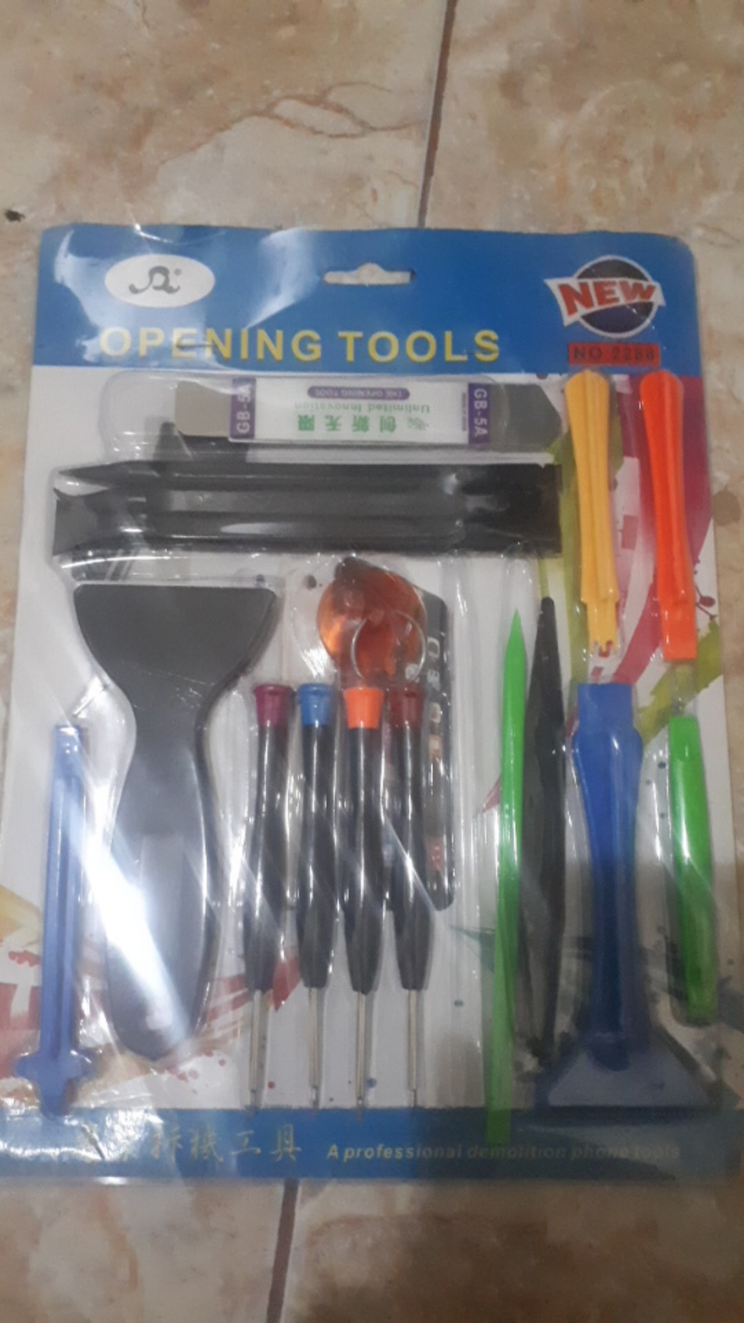 Obeng Set Power No.2288 / Opening Tools Set / Alat Service Hp