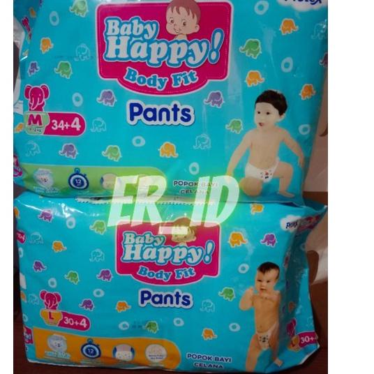 LANGSUNG KIRIM.. BABY HAPPY  Body fit pants celana M/L (pampers baby happy)