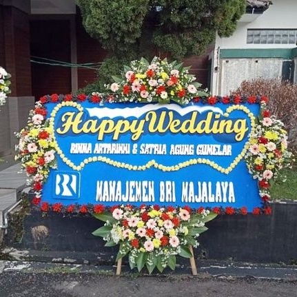 bunga papan wedding bandung/bunga papan selamat berbahagia/karangan bunga bandung/florist bandung