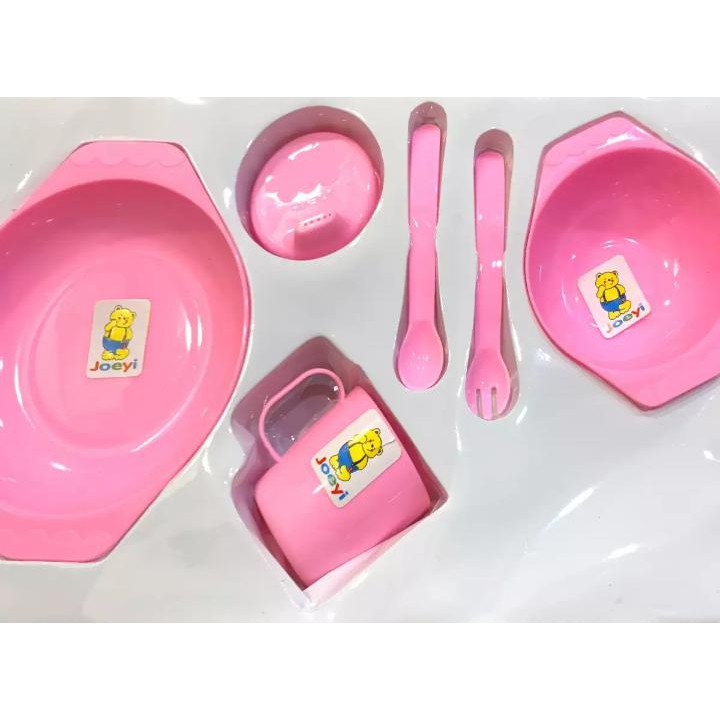 Feeding Set Perlangkapan Makan Bayi Joeyi Murah Berkualitas Ukuran Besar Cocok Untuk Kado