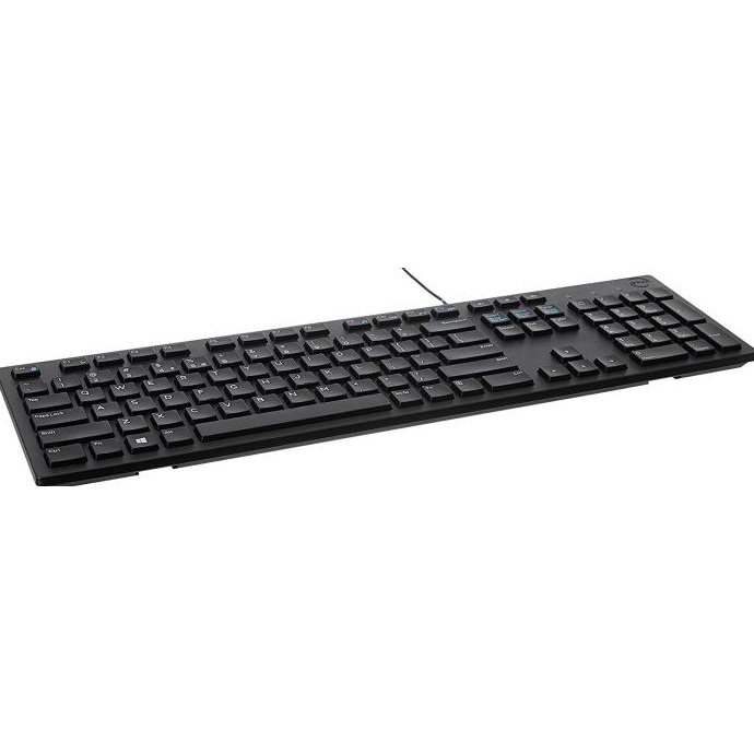 Cantik Dell Kb216 Multimedia Keyboard - Black Wired, Chiclet Berkualitas