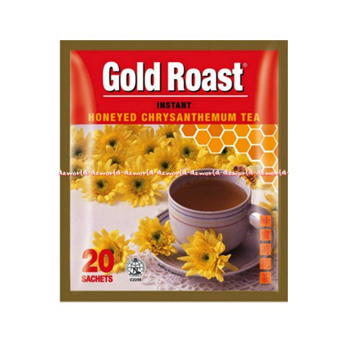 Gold Roast Instant Oneyed Chrysanthemum Tea 30sachet Teh Bubuk Kemasan Saset Goldroast