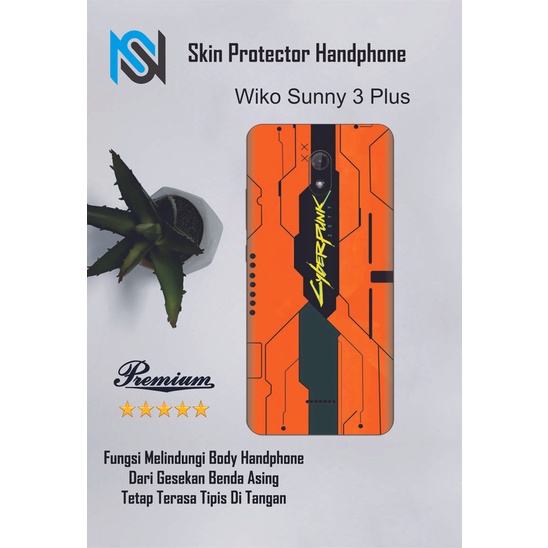 2pcs Garskin HP Wiko Sunny 3 plus Motif ew - Custom motif via chat