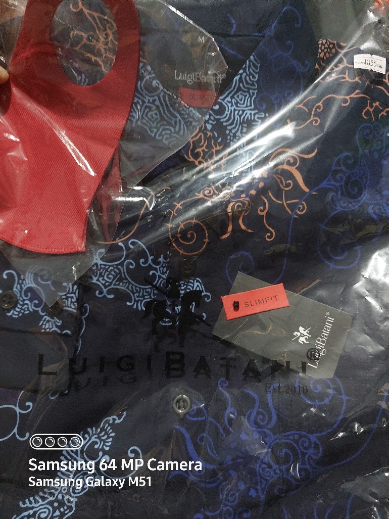 Kemeja Batik Slimfit Asli Kattun Premium Colin Dion