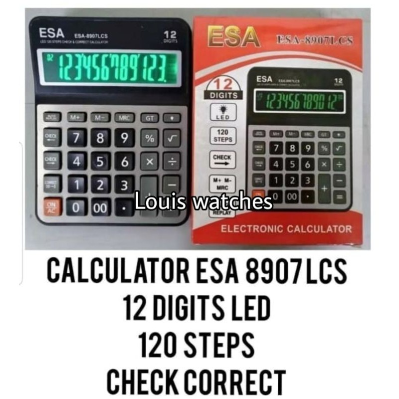 

KALKULATOR ESA 8907LCS 12 DIGIT