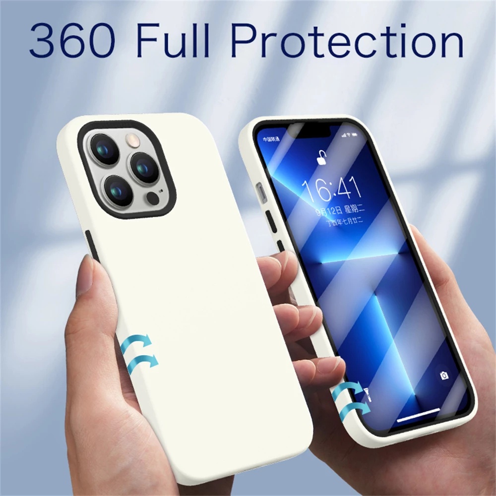 Casing iPhone 14 13 Pro Max / 13 Mini / 13 Mini / 12 / Pro Max / 12 Pro Max / 11 / 11 Pro Max Bentuk Kotak Case Untuk Xs Max Xr