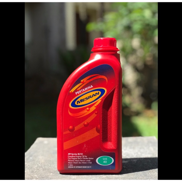 OLI PERTAMINA MESRAN SAE 40 - 1 liter