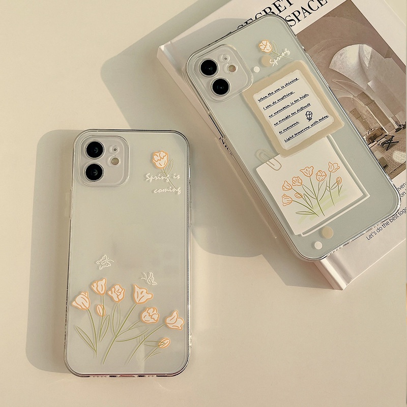 Case Samsung A04S A14 A04 A04E A72 A51 A03s A12 M12 A11 M11 A22 A71 A10s A20s A50 A30 A10 A30s A50s A70 A30s Soft Case Bening Bunga