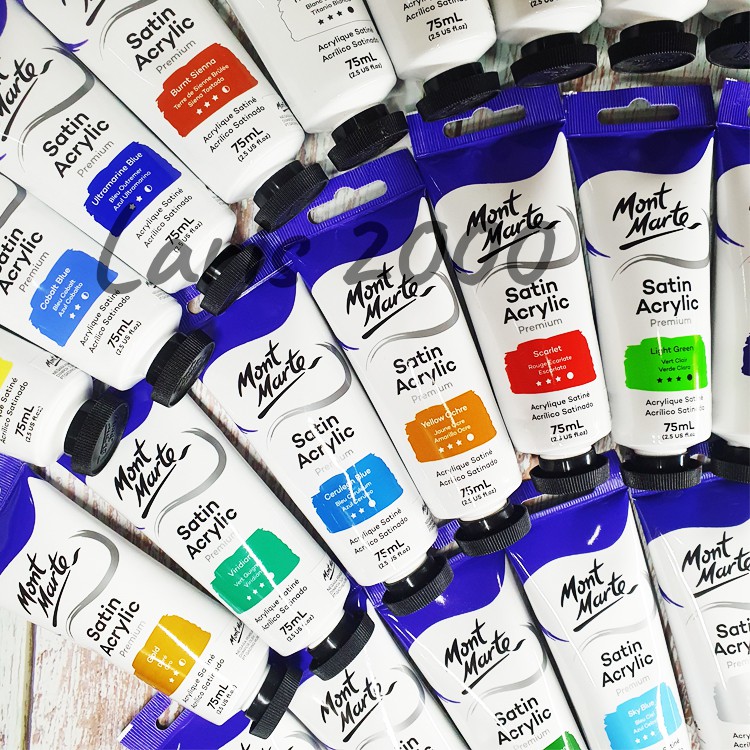 

Cat Akrilik Mont Marte 75ml / Satin Acrylic Paint Part1