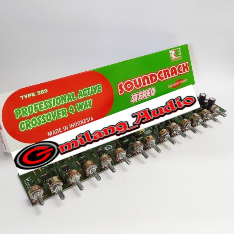 Kit crossover aktip 4way plus box