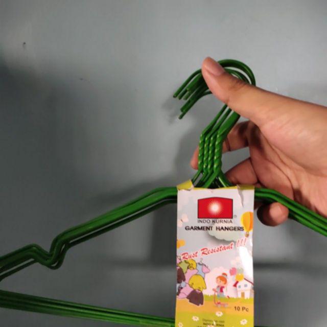 Hanger Besi Warna Anti Karat Isi 10pcs Murah