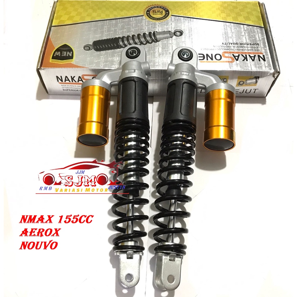 SHOCK NMAX AEROX NOUVO STANDAR TABUNG ATAS NMAX NEW-NMAX OLD-AEROX NEW-AEROX OLD-NOUVO SHOCK BELAKANG STANDAR TABUNG ATAS