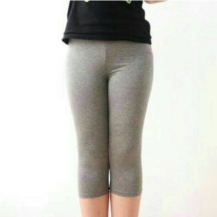 LEGGING PENDEK 3/4 BAHAN KAOS SIZE STANDAR JUMBO DAN SUPER JUMBO 30-85KG