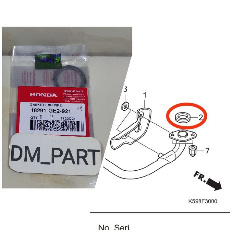 paking packing gasket vario techno 125 150 160 pcx adv click honda bohlam new led kenalpot knalpot m