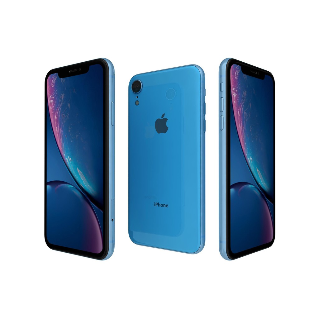 iPhone XR 128GB All Sim Silent Fullset Original Second Mulus100% 3utools All Green (Garansi 1 Tahun)-Blue
