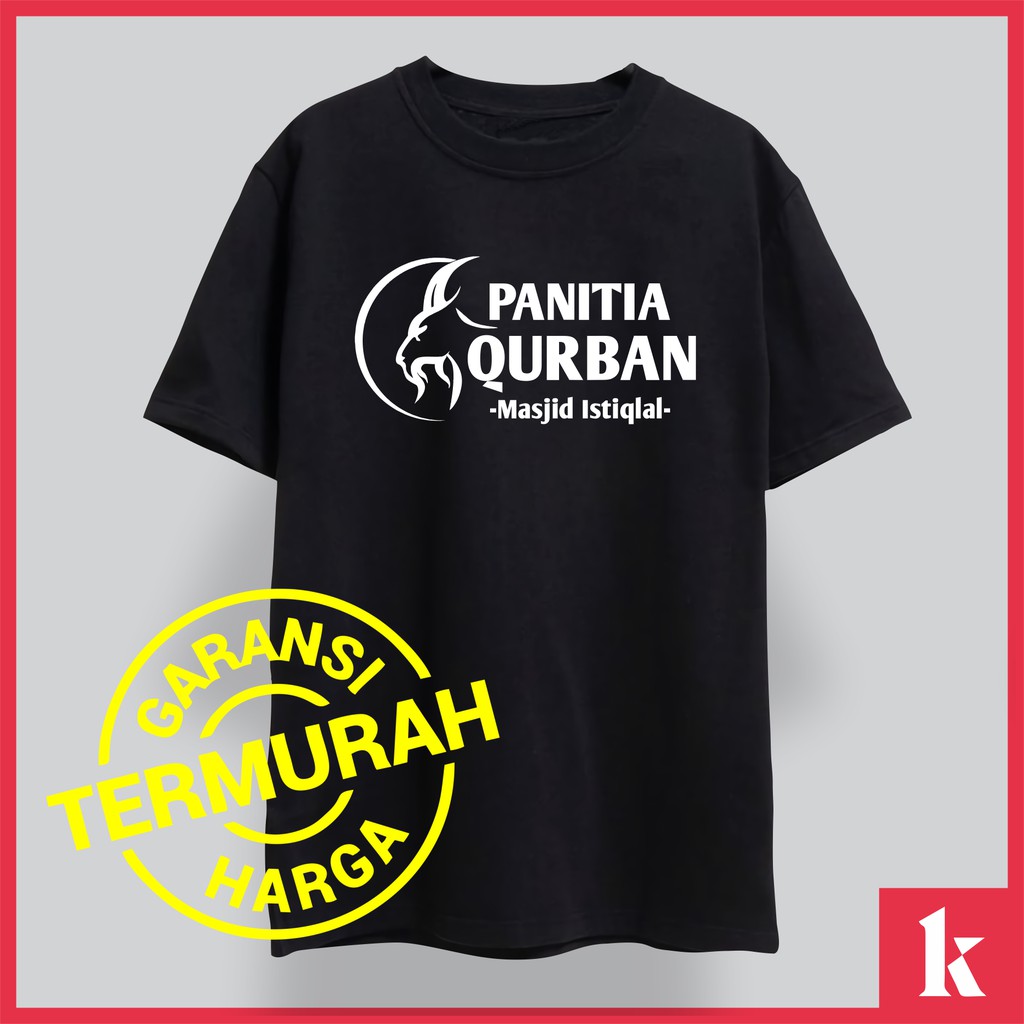 Jual Baju / Kaos Panitia Qurban (combed 30s) Murah Indonesia|Shopee