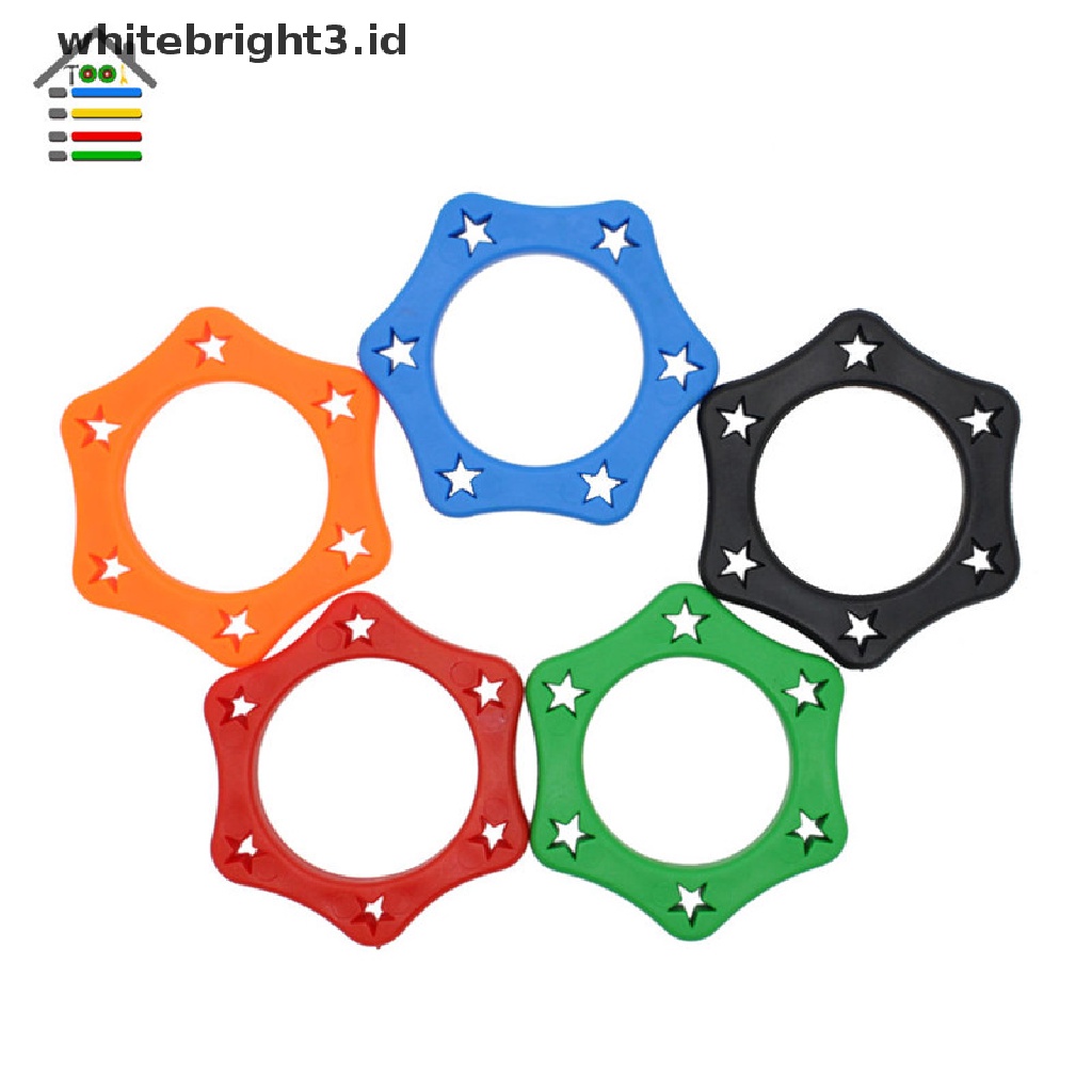 (whitebright3.id) 5pcs / Set Ring Holder / Dudukan Mic Wireless Bahan Plastik Anti Slip