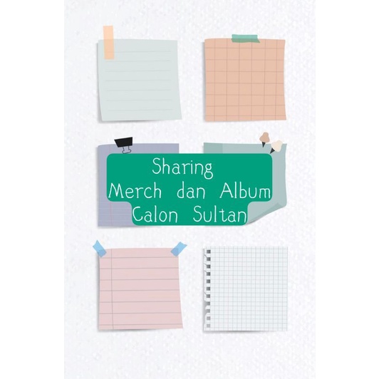 

Notes 'Calon Sultan' ukuran 10x20, 20x30, 30x 40 cm