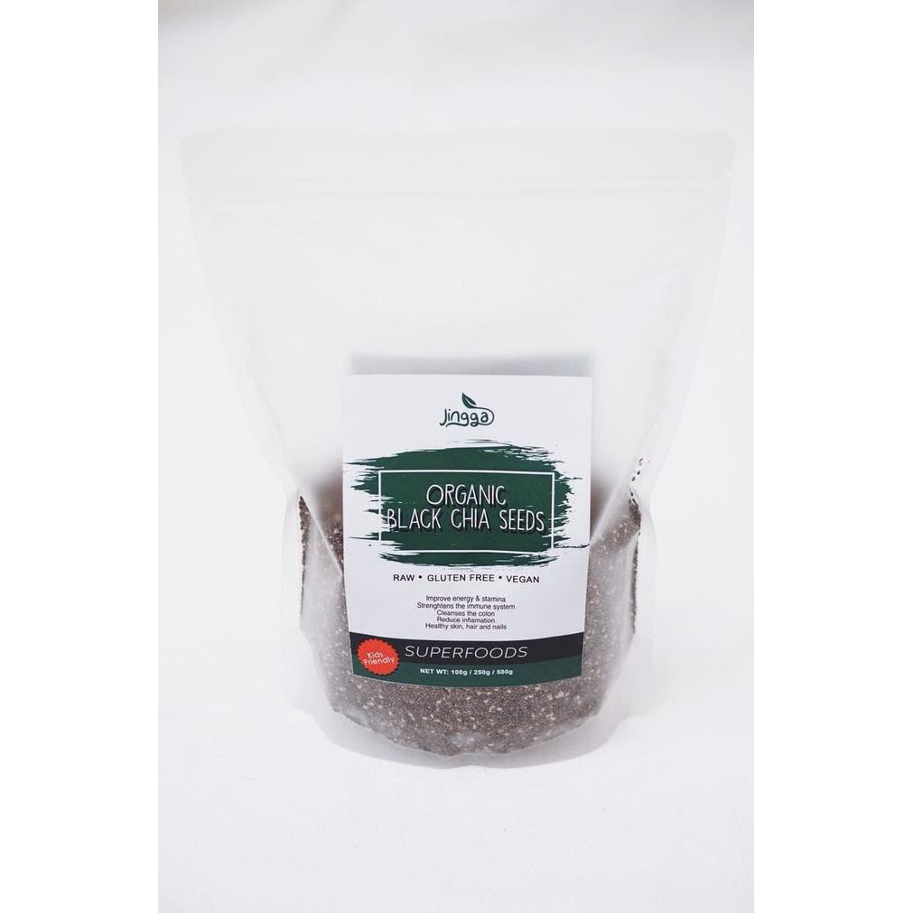 

s2sm biji chia hitam / black chia seed mexico 250gr makanan diet b7pg